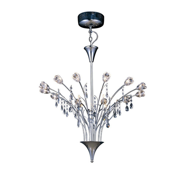 Bouquet Pendant 18 Light G4 Polished Chrome/Crystal, NOT LED/CFL Compatible - image 1