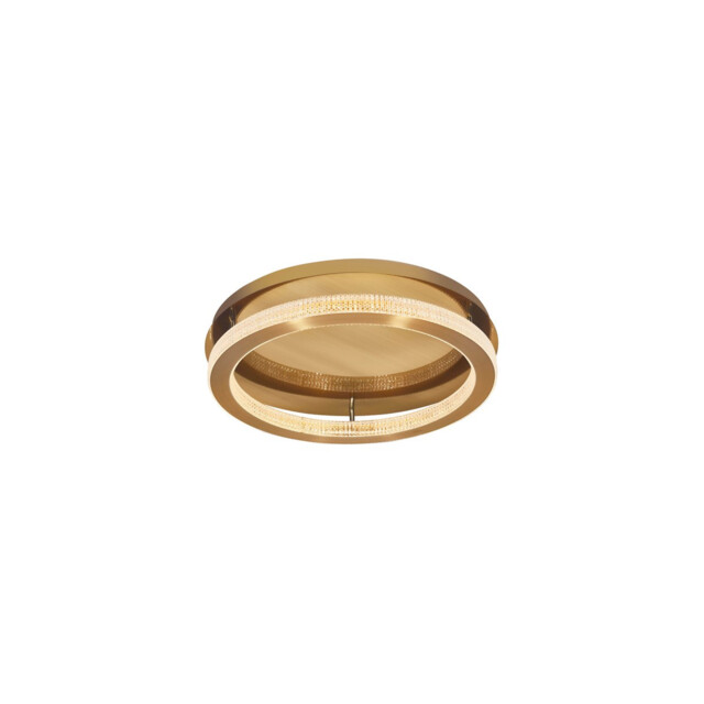 Fiore Integrated LED Semi Flush Light Antique Gold Brass Aluminium LED 60W 3530Lm 3000K - image 1