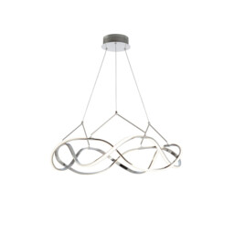 Molly Integrated LED Pendant Light, Chrome - thumbnail 5