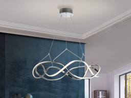 Molly Integrated LED Pendant Light, Chrome - thumbnail 2