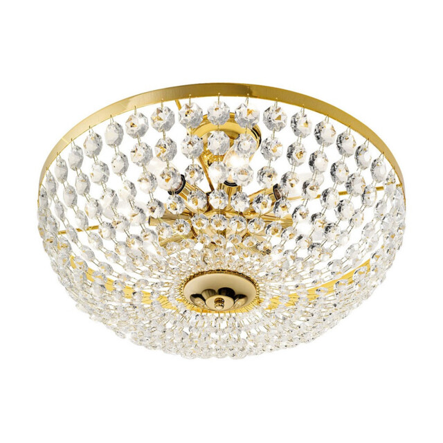 Valerie Classic Ceiling Light Polished Gold, 8x E14 - image 1