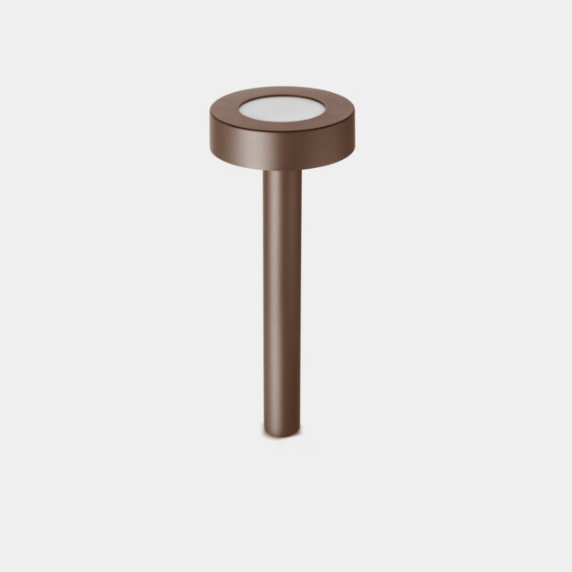 Orbit Big Opening Top Outdoor Pedestal Light 50cm Brown LED 11.5W CCT 2700-3200-4000K IP66 On-Off