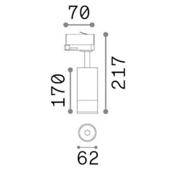 Eos Tr 3-Phase 15W 2700K On-Off Bi - thumbnail 2