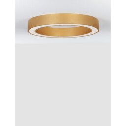 Morbido Integrated LED Semi Flush Light Brass Gold Aluminium LED 50W 3317Lm 2700K - 4000K - thumbnail 5