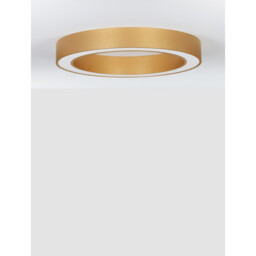 Morbido Integrated LED Semi Flush Light Brass Gold Aluminium LED 50W 3317Lm 2700K - 4000K - thumbnail 3