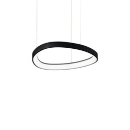 Gemini LED Decorative Integrated Pendant Light Black, 3000K - thumbnail 1