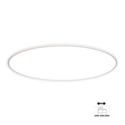 Slim CCT Ceiling 46cm Round, 50W LED, On Board CCT Switch 3000/4000/5000K, 4150lm, White, 3yrs Warranty - thumbnail 1