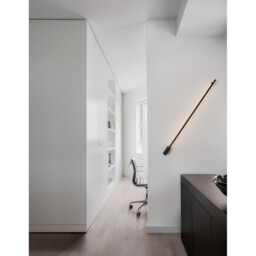 Gropius 120cm Integrated LED Wall Lamp Sandy Black Aluminium LED 20W 672Lm 3000K - thumbnail 2