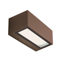 Miziya Outdoor Wall Down Lamp Dark Brown LED 3000K IP65