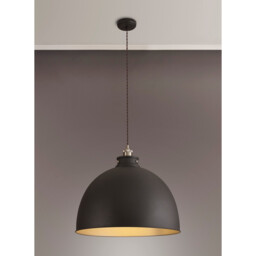 Carmel Xtra Large Ceiling Pendant, E27, Graphite, Satin Nickel, Silver - thumbnail 3