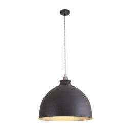 Carmel Xtra Large Ceiling Pendant, E27, Graphite, Satin Nickel, Silver - thumbnail 1