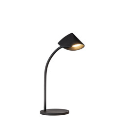 Capuccina Small 1 Light Table Lamp, 8.5W LED, 3000K, 610lm, Black, 3yrs Warranty