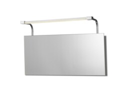 Sisley Wall Lamp 6W LED Chrome IP44 4000K, 420lm, Silver, Frosted Acrylic, Polished Chrome