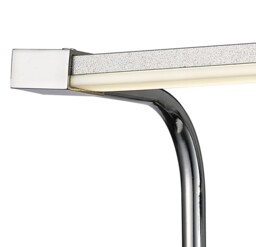 Sisley Wall Lamp 6W LED Chrome IP44 4000K, 420lm, Silver, Frosted Acrylic, Polished Chrome - thumbnail 5