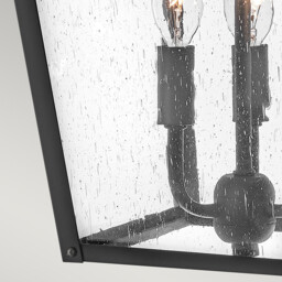 Hinkley Huntersfield Outdoor Wall Lantern Black, IP44 - thumbnail 2