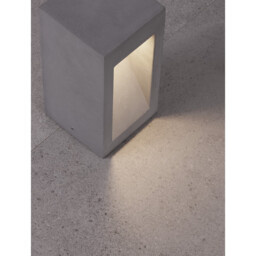 Barco Outdoor Pedestal Light Grey Cement Glass LED 6W 450Lm 3000K IP65 - thumbnail 3