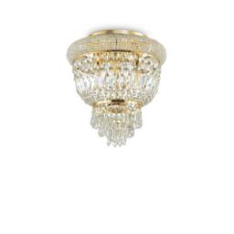 Dubai 3 Light Ceiling Light Chandelier Brass, E14