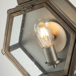 Quoizel Heath Outdoor Wall Lantern Burnished Bronze, IP44 - thumbnail 3