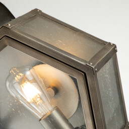 Quoizel Heath Outdoor Wall Lantern Burnished Bronze, IP44 - thumbnail 5