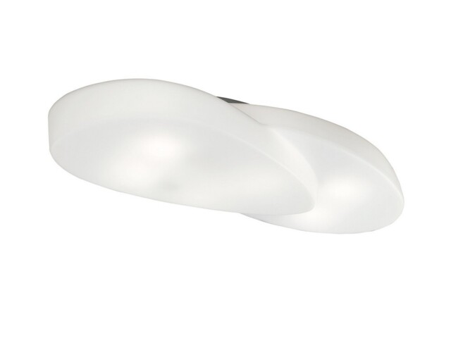 Ufo Ceiling 6 Light E27 Outdoor IP44, Matt White, Opal White - image 1