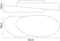 Ufo Ceiling 6 Light E27 Outdoor IP44, Matt White, Opal White - thumbnail 2
