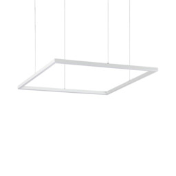 Oracle Slim Non Dim Decorative Square Integrated Pendant Light White, 3000K, 41W