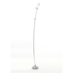 Lucia Floor Lamp In-Line Dimmer G9 Polished Chrome, NOT LED/CFL Compatible
