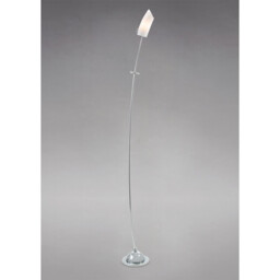 Lucia Floor Lamp In-Line Dimmer G9 Polished Chrome, NOT LED/CFL Compatible - thumbnail 2