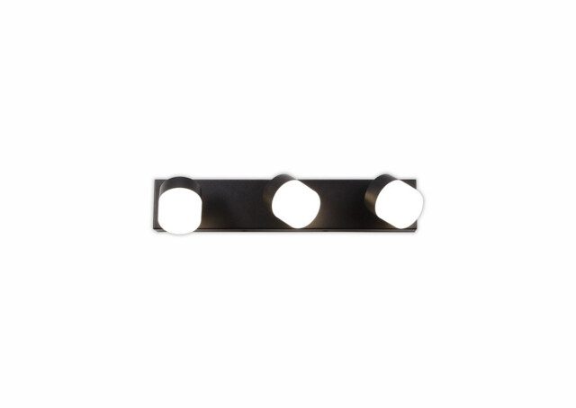 Charlotte Wall Lamp Triple Adjustable, 3 x 5W LED, 4000K, 1275lm, IP44, Sand Black, 3yrs Warranty - image 1