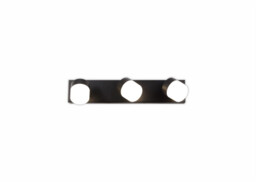 Charlotte Wall Lamp Triple Adjustable, 3 x 5W LED, 4000K, 1275lm, IP44, Sand Black, 3yrs Warranty