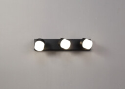 Charlotte Wall Lamp Triple Adjustable, 3 x 5W LED, 4000K, 1275lm, IP44, Sand Black, 3yrs Warranty - thumbnail 3