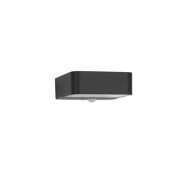Trendo Outdoor Motion Sensor Wall Lamp Anthracite Aluminium, Glass LED 2W 219Lm 3000K IP65 Switched - thumbnail 1