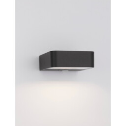 Trendo Outdoor Motion Sensor Wall Lamp Anthracite Aluminium, Glass LED 2W 219Lm 3000K IP65 Switched - thumbnail 5