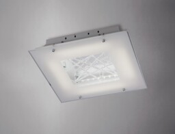 Felix Flush Ceiling 16W LED 3600K Polished Chrome, Crystal - thumbnail 2