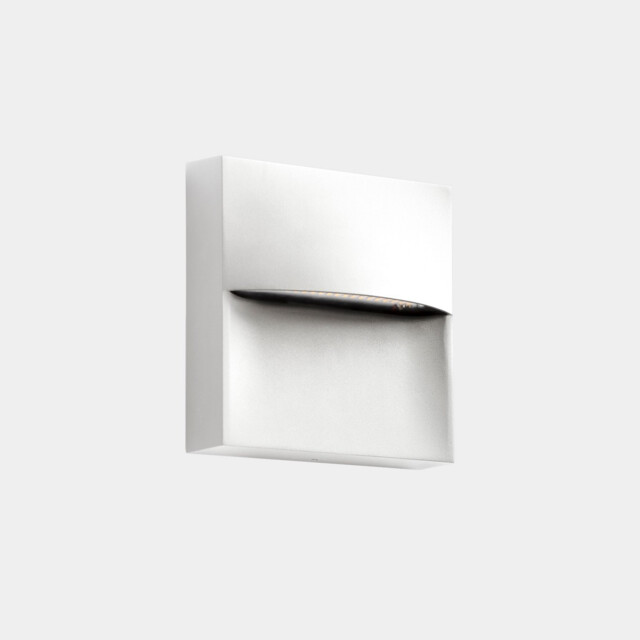 Sam Outdoor Flush Wall Lamp 14cm White LED 3.5W CCT 2700-3200-4000K IP66 On-Off - image 1