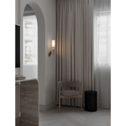 Filomena Candle Wall Lamp Opal, Glossy Brushed Gold LED G9 1x5W - thumbnail 2
