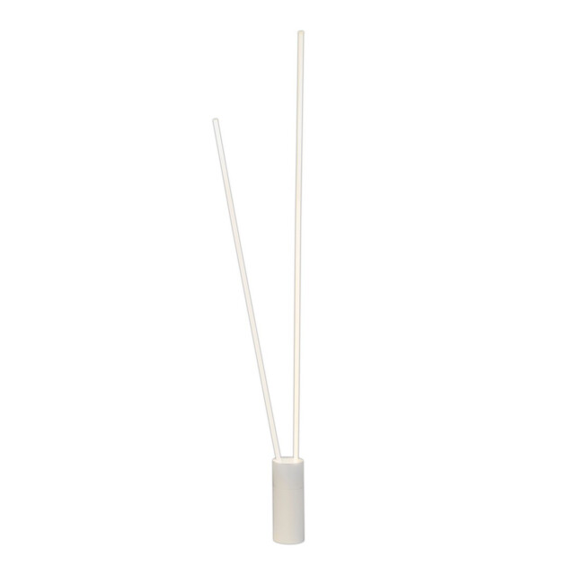 Vertical 2 Light Floor Lamp, 44W LED, 3000K, 2600lm, Dimmable, White, 3yrs Warranty - image 1