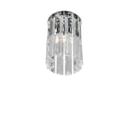 Prisma Designer Crystal Surface Mounted Spotlight Polished Chrome, 1x G9