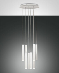 Prado LED Cluster Pendant Ceiling Light White Glass