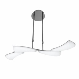 Mistral Telescopic 24W LED Line 3000K, 2160lm, Polished Chrome, Frosted Acrylic