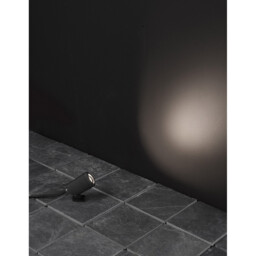 Mini Outdoor Display Light Sandy Black Aluminium, Glass LED 3W 303Lm 3000K IP65 - thumbnail 2