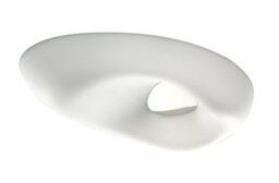 Huevo Ceiling 6 Light E27 Outdoor IP44, Polished Chrome, Opal White