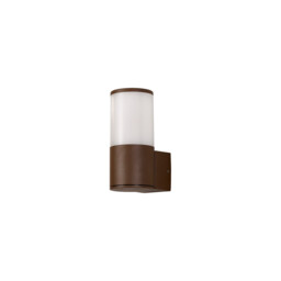 Kirkwood Outdoor Wall Lamp E27, IP54, Matt Brown, Opal - thumbnail 5