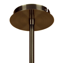 Alaska Pendant Convertible To Semi Flush 6 Light L1/SGU10, Antique Brass - thumbnail 3