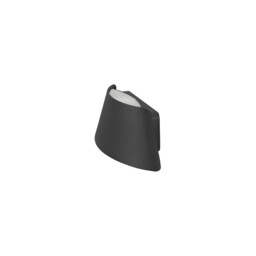 Courbe LED Outdoor Up Down Wall Lamp Urban grey, Opal, Warm-White 3000K, IP65 - thumbnail 1