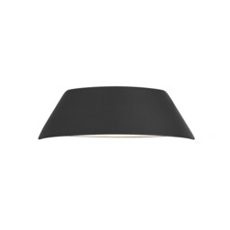 Courbe LED Outdoor Up Down Wall Lamp Urban grey, Opal, Warm-White 3000K, IP65 - thumbnail 3