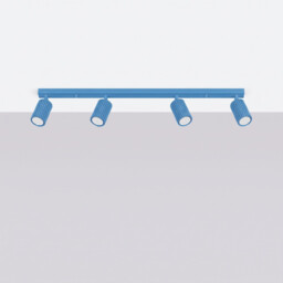 Karbon Ceiling Spotlight Bar Blue 4x GU10 - thumbnail 2