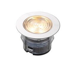 Ikonpro Cct LED 10 Light Outdoor Recessed Light Kit Polished Stainless Steel, Clear IP67 - thumbnail 3