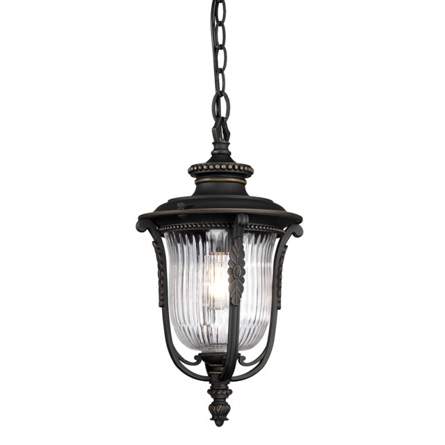 Luverne 1 Light Outdoor Ceiling Chain Lantern Rubbed Bronze, E27 - image 1