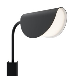 Mollis Modern Wall Lamp Black, Acrylic Shade - thumbnail 5